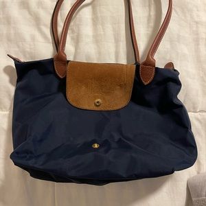 LONGCHAMP LE PILAGE MEDIUM BAG NAVY